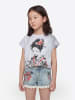 KOROSHI MÃ¤dchen t-shirt mit kurzen Ã¤rmeln in weiß
