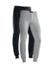 H.I.S Lange Unterhose in grau-meliert, schwarz