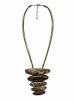 collezione alessandro Lange Kette " Savanna " in braun