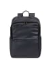 DuDu Sydney Daypack Leder 42 cm Laptopfach in navy