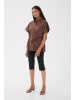 Karen By Simonsen Kurzarmhemd KBVicky Oversize fit in Chocolate Martini