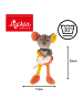 Sigikid Kuscheltier Maus Patchwork Sweety in grau/orange/gelb