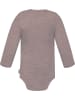 Normani Outdoor Sports 2er Pack Baby Merino Langarmbody Tuai in Rosa/Grau