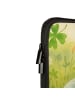 Mr. & Mrs. Panda Laptop Case Hummeln Kleeblatt Design ohne Spruch in Weiß