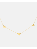 Diamant L'éternel Halskette aus 375 Gelbgold Herz-Design