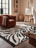 KADIMA DESIGN Langflor-Teppich Flauschig MARA Berber Tiermotiv Wohnzimmer Modern in Natur