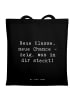 Mr. & Mrs. Panda Tote Bag Spruch Erster Schultag Neue Klasse mit... in Schwarz