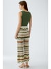 Oui Strickhose in lt stone green