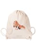 Mr. & Mrs. Panda Stoffbeutel Hund Basset Hound ohne Spruch in Creme