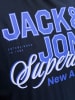 JACK & JONES PLUS T-shirt in Navy Blazer