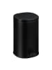 relaxdays Mülleimer Bad in Schwarz - 5 l