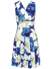 Vivance by Lascana Jerseykleid in blau-grün-creme bedruckt
