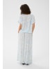 Kaffe Kurzarm-Bluse KAvilia Loose fit in Nantucket Chalk Leave