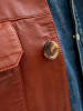 Jack & Jones Lederjacke in Arabian Spice
