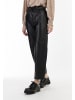 DreiMaster Damen Lederhose in Schwarz