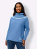 Heine Langarm-Pullover in himmelblau