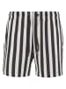 Urban Classics Beachwear - Bottom in black/offwhite