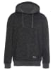 Man's World Kapuzensweatshirt in schwarz-meliert