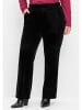 sheego Samthose in schwarz