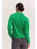 b. young BYOLIA COLLAR JUMPER - KNIT Loose fit in Verdant Green