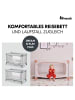 Hauck Reisebett Set Dream N Play Plus in grau,blau