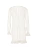 LEOMIA Damen Cardigan in Wollweiss