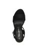 Tamaris Touch-It-Sandalen mit Keilabsatz Schwarz