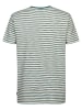 Petrol Industries Gestreiftes T-Shirt Ceniza in Grün