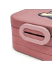Mr. & Mrs. Panda Bento Box Pinguin umarmen Motiv mit Spruch in Rot Pastell