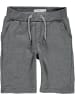 name it Jungen Stoff-Shorts in Dark Grey Melange