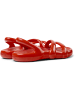 Camper Sandalen " Kobarah Flat " in Hellrot 1