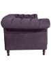58 aufm Kessel CHESTERFIELD Sofa 3-Sitzer Kaylin Samtvelours purple