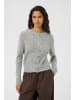 SAINT TROPEZ Strickjacke SabbaraSZ Gerade Passform in Mist Grey Melange