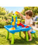 relaxdays Wasserspieltisch "2 Fächer" in Bunt - (B)57 x (H)76 x (T)37 cm