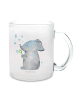 Mr. & Mrs. Panda Teeglas Elefant Seifenblasen ohne Spruch in Transparent