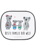 Mr. & Mrs. Panda sonnenschutz Koala Familie zwei mit Spruch in Weiß