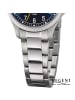 Regent Armbanduhr-Analog silber klein (ca. 29mm) Regent Metallarmband