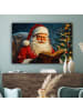 MuchoWow Leinwand Bilder Bordeaux