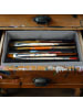 relaxdays 4-tlg. Schubladen Organizer in Grau