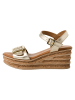 Tamaris Sandalette in LIGHT GOLD MET