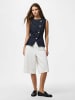 Pieces Jeansweste in Dark Blue Denim
