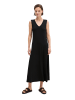 Marc O'Polo V-Neck-Jerseykleid shaped in Burnt Brown