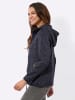 WITT WEIDEN Fleece-Jacke in marine-meliert