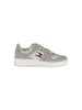 Tommy Hilfiger Graue Leder-Sneaker