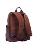 Piquadro Corner Rucksack 44 cm Laptopfach in marrone