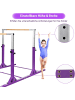 COSTWAY Gymnastik Turnreck bis 100kg belastbar in Lila