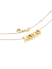 Echtzeit Halskette XOXO in gold