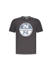 North Sails Schwarz Baumwolle Herren T-Shirt