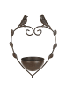Beliani Vogelbrunnen SPARROW in Braun - (W) 20 x (H) 150 x (L) 10 cm