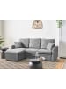 Beliani 3-tlg 3-Sitzer Sofa NASSJO in Grau rechtsseitig